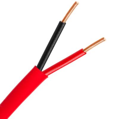 China 2 Cores 1.5mm Bare Copper Wire Heat Resistant Unshielded Fire Alarm Cable 2HR Fire Rated for sale