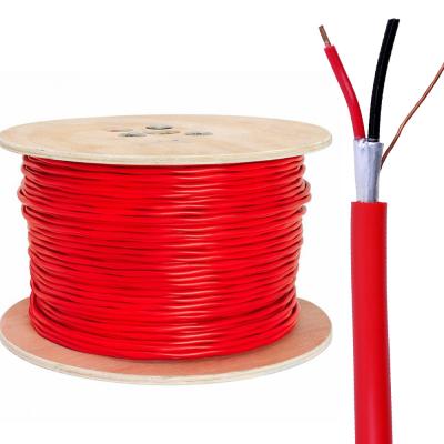 China 8 AWG 2/C Feststoff aus 100% Kupfer FPLR Riser Rated Shielded Fire Alarm Cable UL zugelassen zu verkaufen