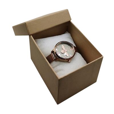 China China Manufacturer Recyclable Rigid Cardboard Gift Watch Packaging Boxes Wholesale Custom Paper Watch Box With Velvet Insert for sale