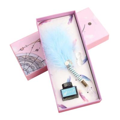 China Exquisite Logo Fashion Colorful Printing Recyclable Handmade Custom Gift Pen Packaging Box With Foam Empty Tray for sale