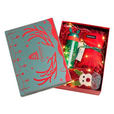 China Wholesale Custom Fancy Printed Decoration Cardboard Paper Luxurious Packaging Christmas Gift Box Recyclable With Insert for sale