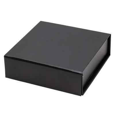 China Matte Black Paper Rigid Cardboard Natural Biodegradable Foldable Cheap Recyclable Folding Custom Design Size Packaging Box Customized for sale