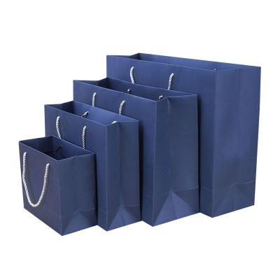 China Recyclable Custom Logo Printed Cheap Recycled Grocery Shopping Packaging Art Paper Bag for sale