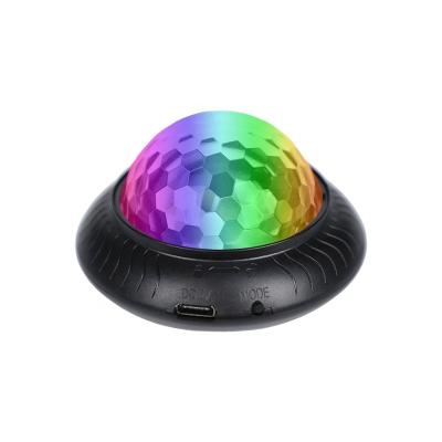 China UFO Sound USB Activated Rechargeable Stage Party Light Disco Ball Strobe UFO Night Lights for sale