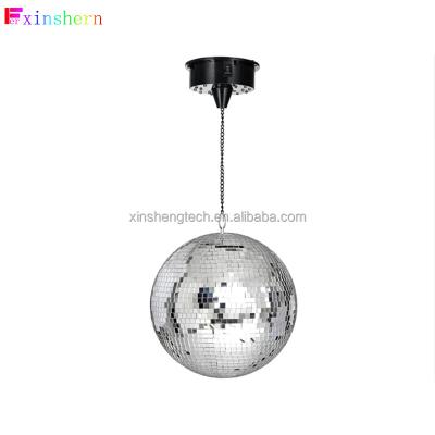 China Carryover Led Disco Light Party 8 or 12 Inch With Battery LED Motor For Fffect Home Party Decoration Disco Mirror Light Ball for sale