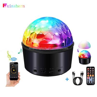 China Bluetooth Speaker Led Disco Ball Light Portable Bluetooth Strobe Lights With Remote 16 Colors Sound Activated Party Light For Parties Kids Birthday X'mas Disco B dancing for sale