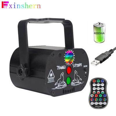 China 3 Eyes 3 Eyes Charging 60in1 LED Sound Activated RGB Laser Light Flash Strobe With Remote Disco Stage Party Lights for sale