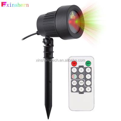 China Waterproof RG Laser Light Star Show With Remote Decorative Models Christmas RG Laser Lights Landscape Projector for sale