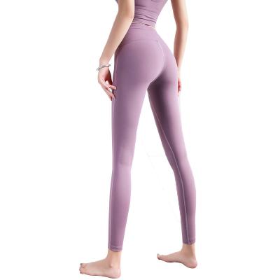 China Antibacterial New Design Waist Double Sided Gym Top Sports Fitness Women Yoga Gaiters Pants for sale