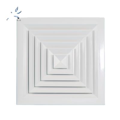 China Modern High Quality Vents Ceiling 4 Way Square Air Conditioner AC Diffuser Air Diffuser for sale