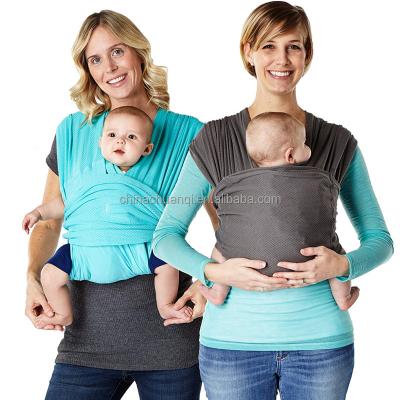 China 100% Natural Eco-Friendly Cotton Mesh Sling Wrap Breeze Baby Carriers Multiple Ways To Wear for sale