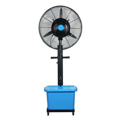 China 3 Speeds With Remote Control Fans Heavy Duty Heavy Duty Fan Large Oscillating Mist Spray, Industrial Electric Humidifier Cooling Fan, Pedestal Standing Fan for sale