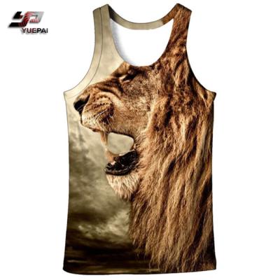 China Custom Sports Anti-pilling Fitness Tank Top Mens Breathable Gym Clothing for sale