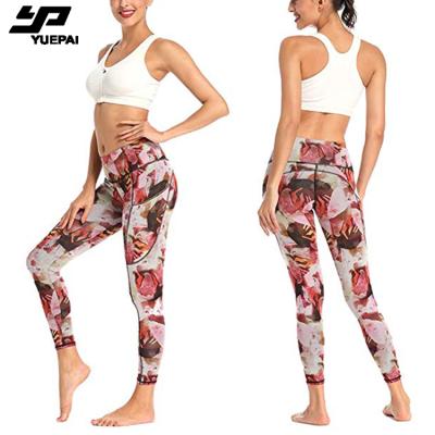 China Antibacterial Sportswear Clothing Women Leggings Active Gym Clothing Wear Set Custom Logo Sublimated Print Yoga Pants Yoga Sets Fitness Clothing for sale