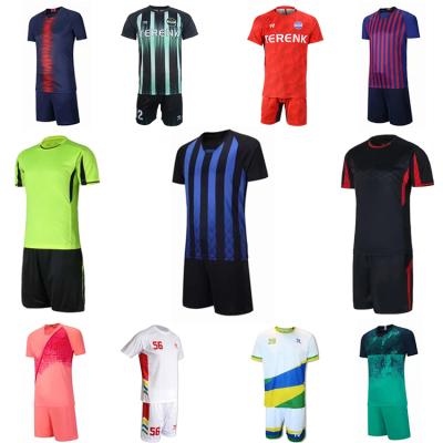 China Shirts & Tops Soccer Training Sports Wear High Quality Stripe Soccer Jersey for sale