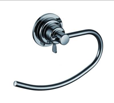 China Modern Vacuum Suction Towel Holder, Shower Modern Towel Ring, Washcloth Hand Towel Holder for Bathroom Kitchen Drill Free, Chrome for sale