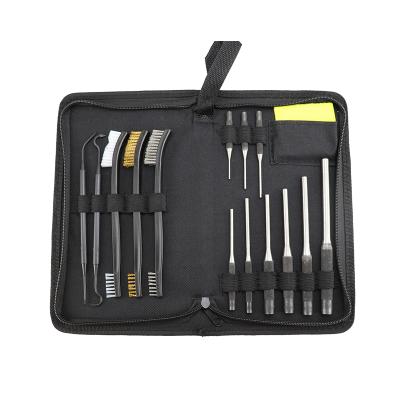 China 15-Piece Set-Blow Through Blow Pieces Pin Gun Punch Bolt Pin Punch Tool Kit 15JXCGJ for sale