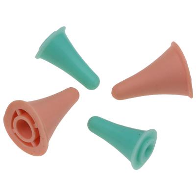 China Knitting Needles Point Protectors for Knitting Needles Knitting Needles Point Protectors 2 Sizes Rubber Cone Shape Knitting Needles Cap Tips Stitch Protectors for sale