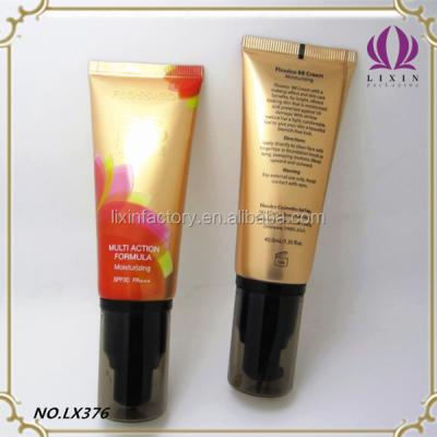 China Cosmetic Plastic Soft Cosmetics Sunscreen Packaging Tubes for sale