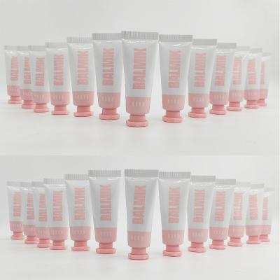 China Aluminum Plastic Collapsible Hand Cream Tubes Cosmetics Tube 10ml Pure White Tubes Color Painting for sale