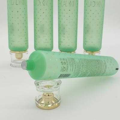 China Cosmetics Private Label Korean Aloe Vera Vera Gel Tube Soothing Unsealed PE Tube for sale