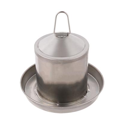 China Farms Customized Stainless Steel Metal Chicken Drinkers And Feeders for sale