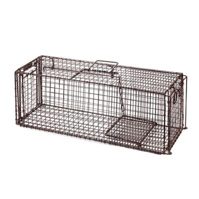 China Free Sample Products American Trap Metal Farm Equipment Rabbit Cages Animal Trap for sale