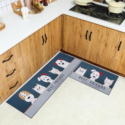 China Washable Factory Customized Area Rug Anti-Slip Soft Kitchen Mat And Modern Design Area Rug for sale