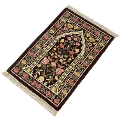 China Non-Slip Muslim Carpet Ramadan Prayer Mat Islamic Prayer Mat Travel Pocket Portable Muslim Prayer Blanket en venta