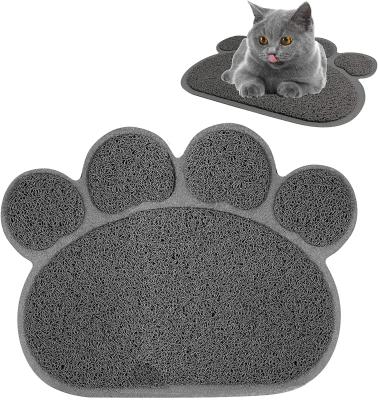 China Dog and Cat Stored Feeding Pet Mat For Food and Water Bowl Soft Non-Toxic Waterproof Cover. Non-slip backing on the floor mat for sale