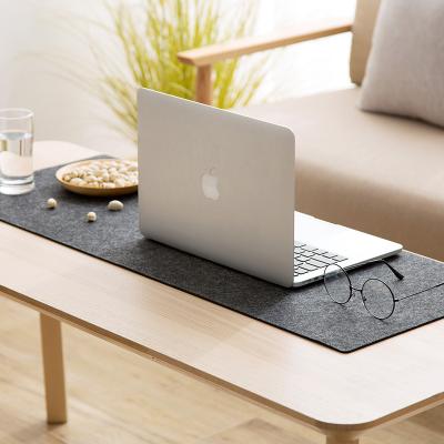 China Water Resistance Large Non Slip Desktop Keyboard Computer Felt Mouse Pad Gamer Felt Desk Mat for sale