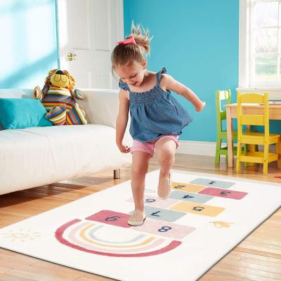 China Toy Kids Custom Soft Baby Anti Skid Educational Children Play Room Road Traffic Game Blanket Kids Educational Floor Mat And Rugs for sale