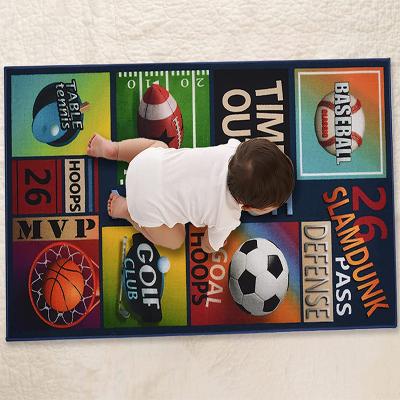 China Toy Manufacturer Custom Design Anti Skid Educational Children Play Room Game Blanket Kids Educational Floor Mat For Children for sale