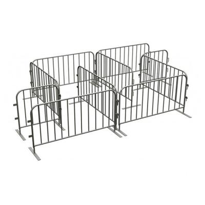 China Hot Selling Easily Assembled Temporary Fence/Easily Assembled Barricade/Metal Road Traffic Crowd Control Steel Crash Fence Portable for sale