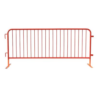 China Easily Assembled 8.5ft Pedestrian Queue Heavy Duty Steel Crowd Control Green Wall Barricade Barrier With Flat Bases For Australia for sale