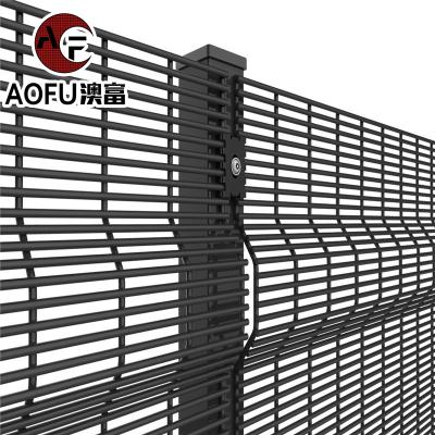 China Easily Assembled Powder Coated 358 Prison Mesh Fence Customize Cutting Anti Hot Dip Galvanized 358 Fence High Security Fence Panels for sale