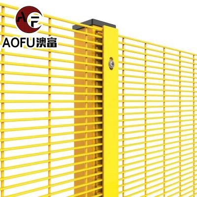 China 358 Wire Mesh Fence With Flat Bar Easily Assembled Hot Dipped Galvanized High Rise Clear Heavy Duty Security Anti Dense For Prison for sale