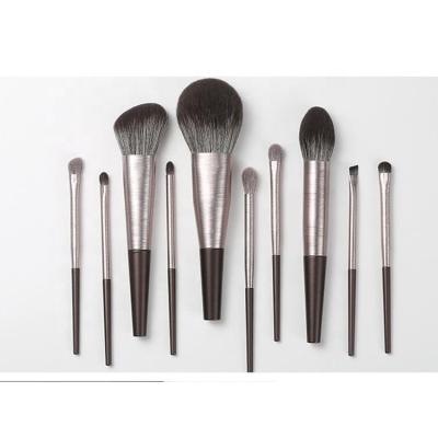 China Silky Soft Synthetic Makeup Brushes Makeup Brush Set Private Label for sale