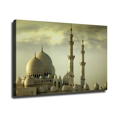 China Waterproof+ECO-Friendly Luxury Muslim Portrait Islamic Poster Painting Islamic Wall Art For Muslim Canvas Oil Painting Abstract for sale