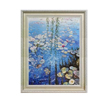 China CLASSIC Flowers Monet Oil Painting Handmade from Cuadros Decoracion Canvas for sale