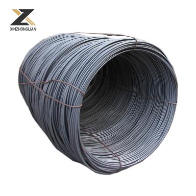 China Non-alloy SAE1010/SAE1018/SAE1045/SAE1065 Hot Rolled Low Carbon Wire Rod 5.5 mm/6.5 mm for Construction for sale