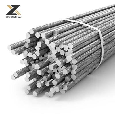 China HRB400 HRB500 10 mm 12 mm Steel Rebar Deformed Steel Bar Iron Rods for Construction for sale