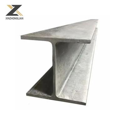 China 100X100mm Galvanized Steel H Beam for Concrete Sleeper Retaining Wall Post Q355 for sale