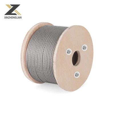 China Quenching Technique 7/1.0 mm 7/1.6 mm Steel Wire Strand for Power Transmission Line for sale