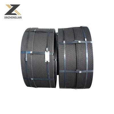 China Non-alloy Tolerance 1% PC Strand for Prestressing Concrete Projects in Box Girder for sale