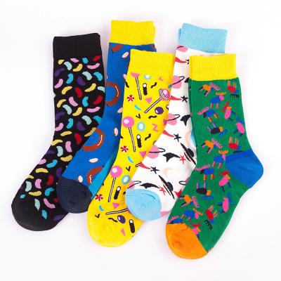 China Custom Logo Daily And Home Promotional Cotton Socks Comfortable Women's Floral Daily Socks for sale