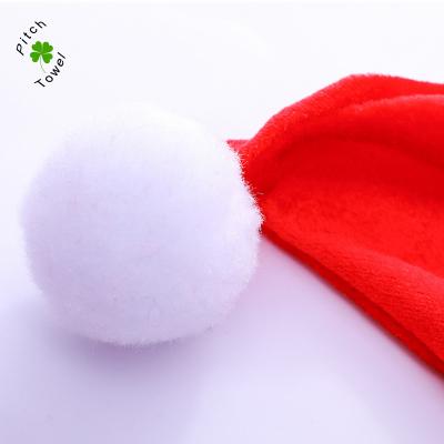 China Gold Christamas Decoration Merry Christmas Gifts Hat Velvet Christmas Hat Decorations for sale