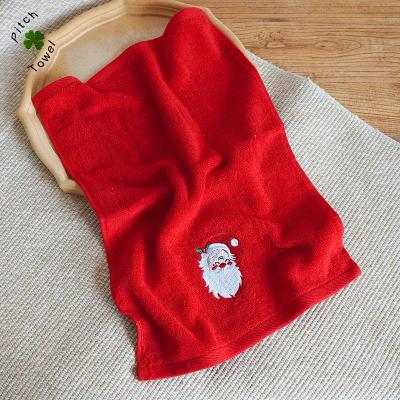 China Promotion Gift 100% Sustainable Cotton Merry Christmas Towel Sets Christmas Towels Kitchen for sale