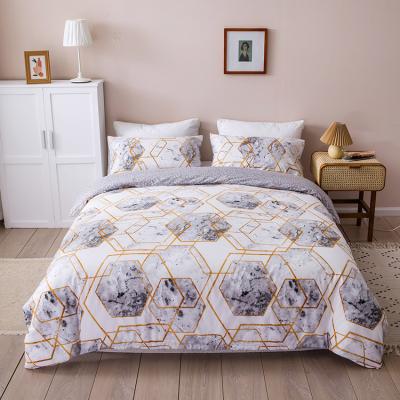 China Wholesale Nondisposable 100% Bedding Set Polyester Microfiber Sheet Flower Print Bedding Set for sale