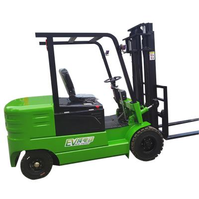 China Farm China New Cheap Price For Warehouse Triple Full Free Mast Mini Electric Forklift for sale